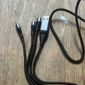 Universal Black Multi-Device Charging Cable